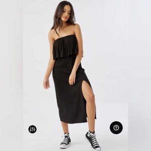 Women’s O’Neill Kole Black Midi Dress Size Large